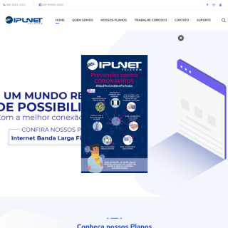 Ipunet Telecomunicações  website