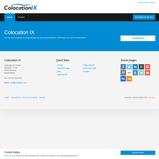 ColocationIX  website