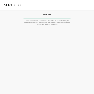  oscon itk GmbH  website