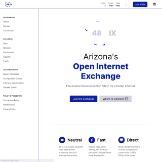  48 IX Route Servers  aka (48 IX)  website