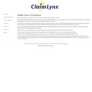  ClaimLynx, Inc  website