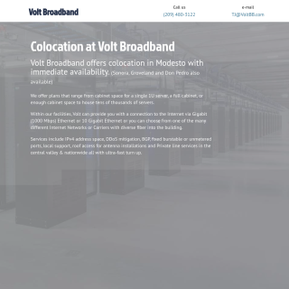 VOLT BROADBAND  website
