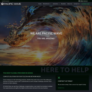 PACIFIC WAVE TELECOM  website