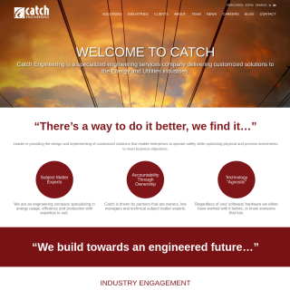 Catch Engineering  website