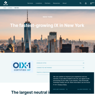  DE-CIX New York Route Servers  aka (DE-CIX)  website