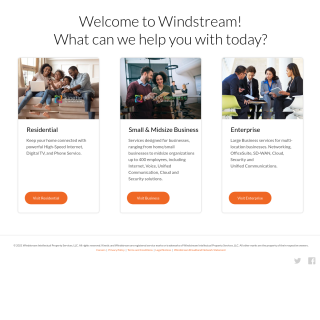  Windstream  aka (StarNet / PAETEC)  website