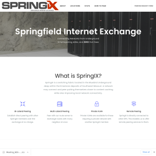  SpringIX Route Servers  aka (Springfield Internet eXchange)  website