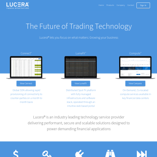  Lucera Financial Infrastructures  website