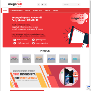  Mega Mentari Mandiri  aka (MegaHUB - ISP)  website