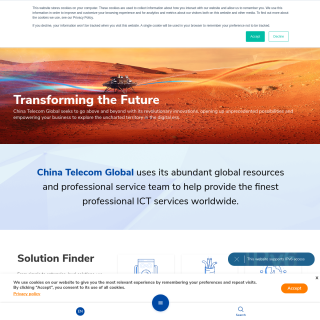  China Telecom Global IPX  aka (CTG)  website