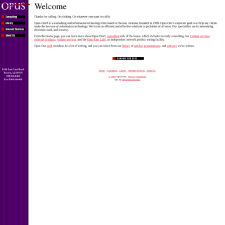 Opus One  website