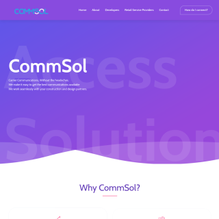  CommSol  website