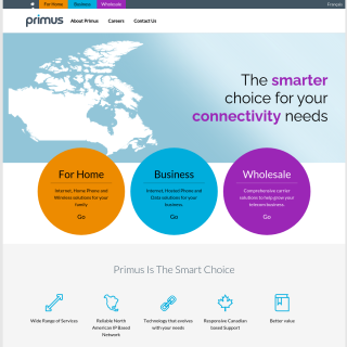 Primus Telecommunications Canada Inc  website