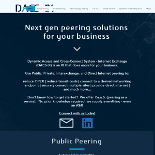  DACS-IX East Route Servers  website