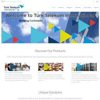 TTI-NET Türk Telekom International  aka (Euroweb / Pantel International)  website