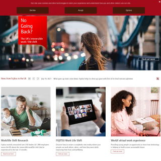  Fujitsu Services  website