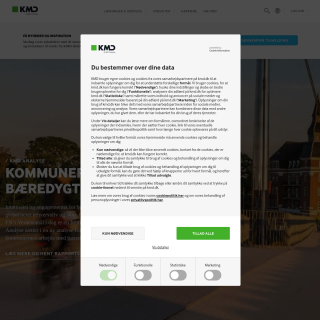 KMD A/S  website