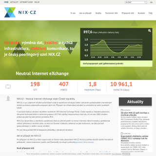 NIX.CZ, z.s.p.o.  website