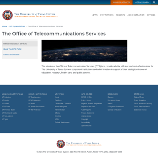  Texas Department of Information Resources  aka (Office of Telecommunication Services (OTS))  website