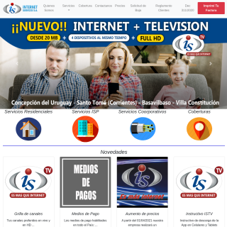 Internet Services SA -7005  website
