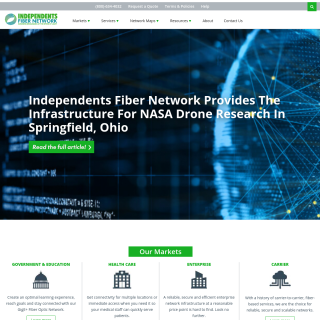 Independents Fiber Network  website