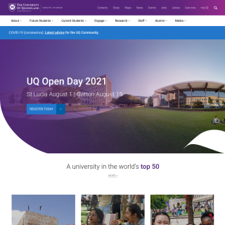  The University of Queensland  aka (UQconnect/UQSchoolsNet (7475) & UQ (24436))  website