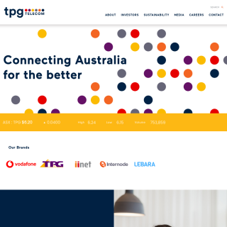  TPG Telecom  aka (TPG Telecoms, AAPT Limited, iiNet/Internode, Soul Communications, Pipe Networks, Intrapower)  website