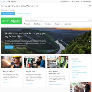  Schneider Electric US  website