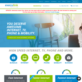  Execulink Telecom  website