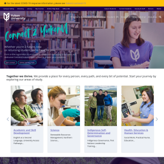  Yukon University  website