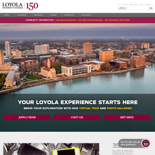 Loyola University Chicago  website