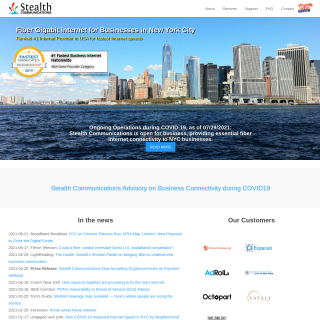  Stealth Communications  website