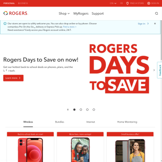 Rogers Cable  website