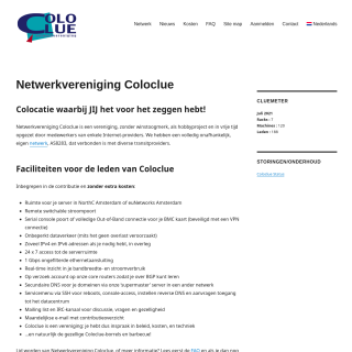 Netwerkvereniging ColoClue  website