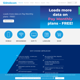Gibraltar Telecom  website