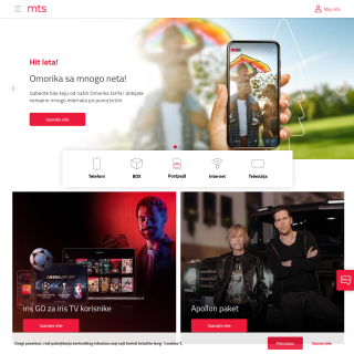 TSSRB - Telekom Srbija  website