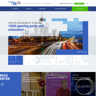  MSK-IX Moscow Route Servers  website