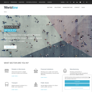 Worldline  website