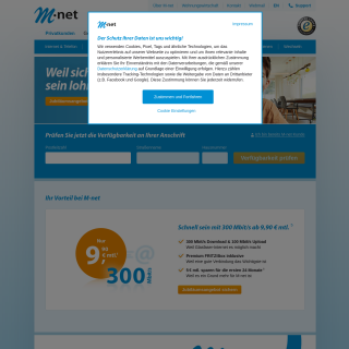 M-net Telekommunikations GmbH  website