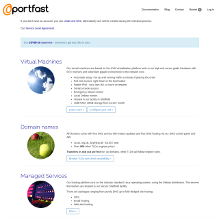  Portfast Ltd  website