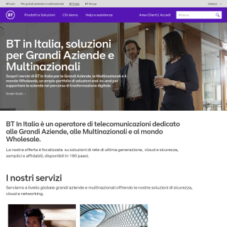 BT Italia  website