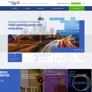 MSK-IX Services  website