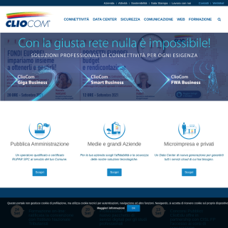 Clio s.p.a.  website