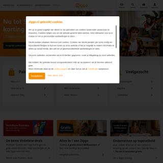  Vodafone-Ziggo  aka (former Ziggo)  website