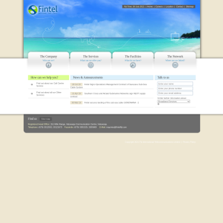  Fiji International Telecommunications  aka (FINTEL)  website