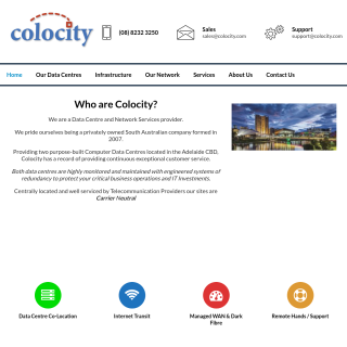 Colocity  website