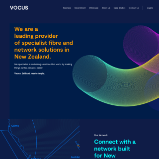 VocusGroup NZ  website
