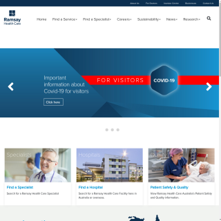  Ramsay Health Care Australia  website