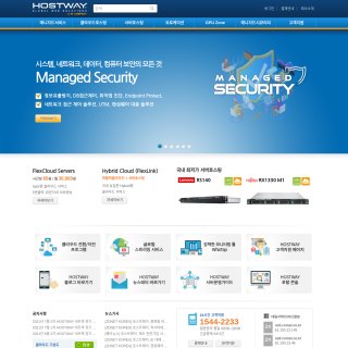 Hostway IDC  website